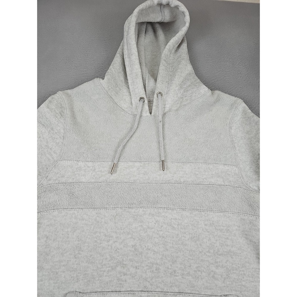 BKE Buckle Hoodie Women's Small Gray Long Sleeve Casual Drawstring Soft Comfort - Picture 2 of 8